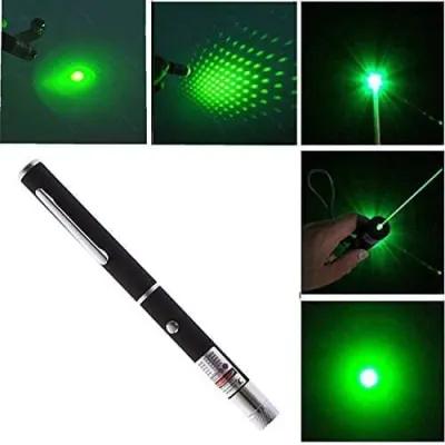 Ultra Powerful Green Laser Pointer Pen, 1000 FT Range with A at ₹51