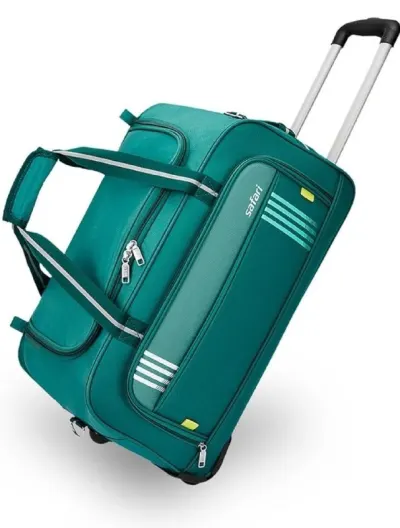 Safari Imperia Trolley 3 Years Warranty Duffle Bag (58 Cm, Teal) at ₹880