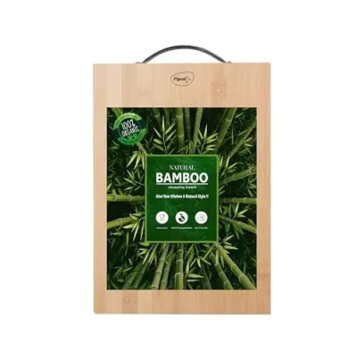 Pigeon By Stovekraft Large Natural Bamboo Wood Chopping Cutting Board for Kitchen Vegetables, Fruits & Cheese, BPA Free, Eco-Friendly, Anti- at ₹189
