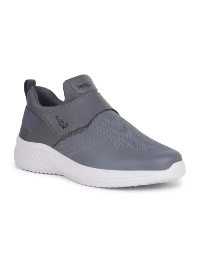 Libertyleap7x Black & Dark Grey Walking Shoes at ₹715