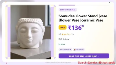 Flower Vase |Ceramic Vase at ₹136