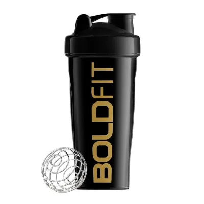 Boldfit Gym Bottle Bottles For Protein Shake 100% Leakproof Guarantee Protein Shaker at ₹140