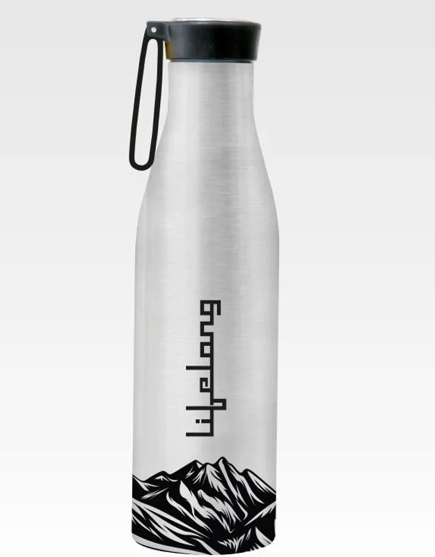 Lifelong Double Wall Vacuum Insulated 24 Hours Hot and Cold Water Bottle 900 ml Steel Flask at ₹347