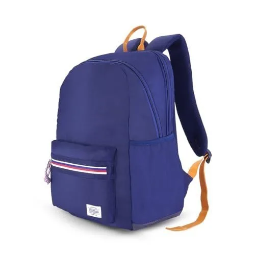 American Tourister Carter | 28L Backpack | 15.6" Laptop Bag | 2.5 Compartments | College & Office Backpack for Men and Women | Navy | 1 Year at ₹679