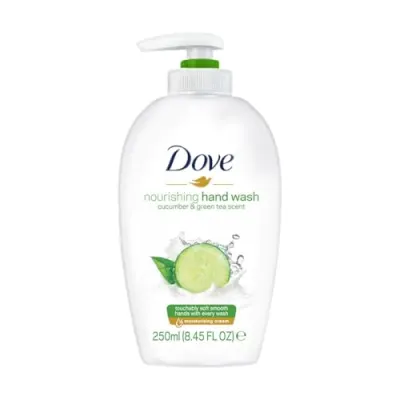 Dove Cucumber & Green Tea Hand Wash 250 ML | Sensitive skin | Moisturized and Nourishing| Refreshing Moisture for Soft, Clean Hands at ₹96