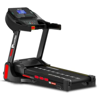 PowerMax Fitness TDM-98 4HP Foldable Motorized Manual Incline Treadmill