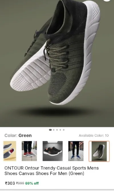 Casual Sports Men's Shoes at ₹303
