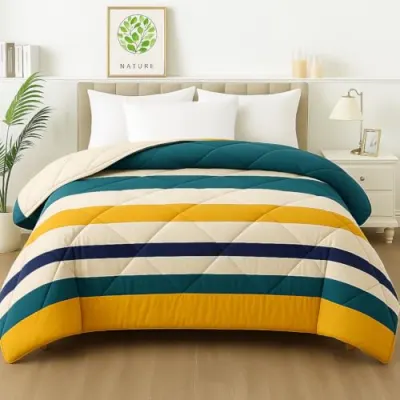 BSB HOME 2nd Gen 220 GSM Microfiber Reversible AC Comforter/ at ₹699
