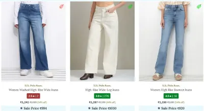 USPA Women’s Jeans under ₹1,299