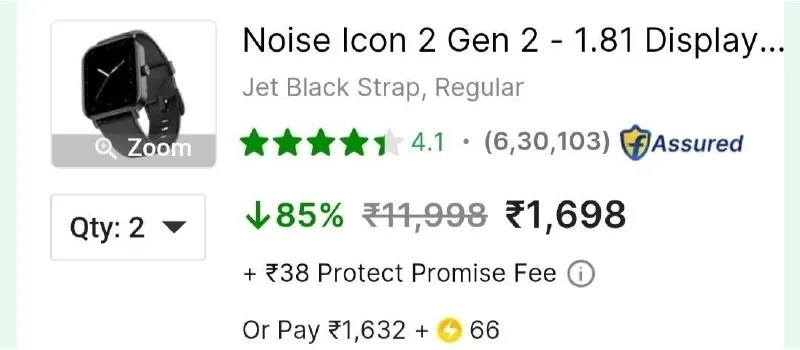 NOISE BT CALLING SMARTWATCHES at ₹999
