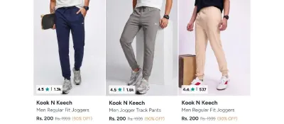 Kook N Keech Trackpant at ₹200