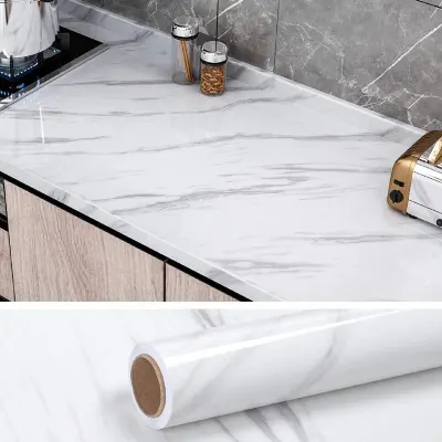 Kashival Marble Peel & Stick Wallpaper at ₹99