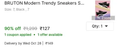 BRUTON Modern Trendy Sneakers Shoes Sneakers For Men at ₹127