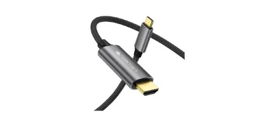 Zebronics Type C to HDMI Cable, 4K at ₹60