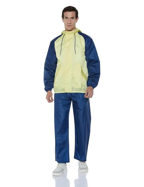 Wildcraft Rain Cht Suit 2Tone, Lime_Navy at ₹939