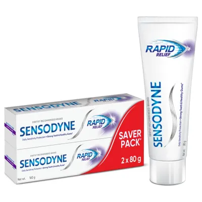 Sensodyne Toothpaste Rapid Relief (80gm x 2) at ₹252