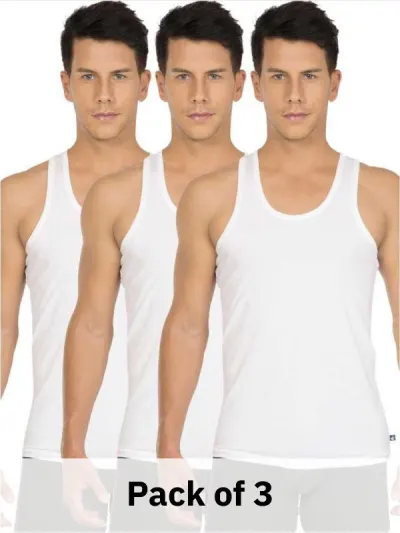 Jockey Men's Vest, (Pack of 3) at ₹78