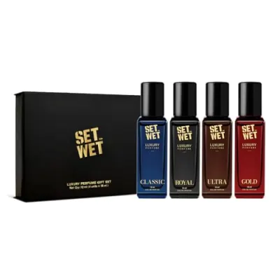 Set Wet Luxury Perfume Gift Set | Perfume for Man | 4x18ml at ₹199