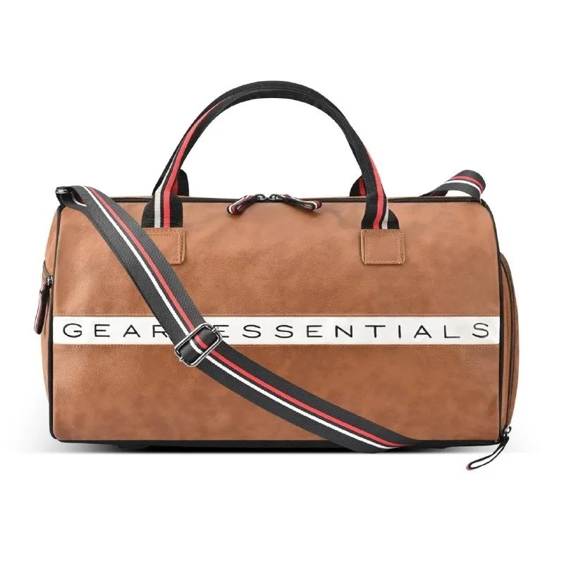 Gear Essential 18"/30L Large Water Resistant Faux Leather Duffle Bag at ₹619