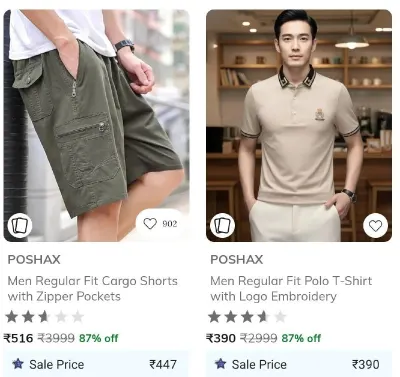 Pantaloons, Poshax Min 87%