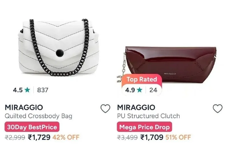 MYNTRA HANDBAG SALE – BIGGEST SAVINGS ON TOP BRANDS!