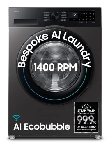 Samsung 9 kg, 5 star, AI EcoBubble, Super Speed, Wi-Fi at ₹30,250