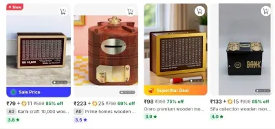 LOOT Beautiful Coin Bank at ₹79