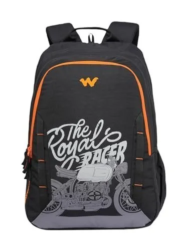 Wildcraft Motorcyle Stories 3 Compartment Laptop Backpack| 45 litre Capacity|Premium Fabric| Padded Strap| Orgainzer| Water resistant |Black at ₹407