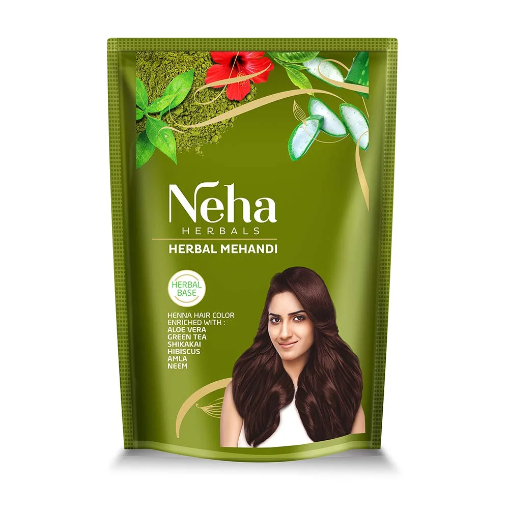 Neha Herbal Mehandi, Natural Henna Herbal Base Hair Color at ₹34