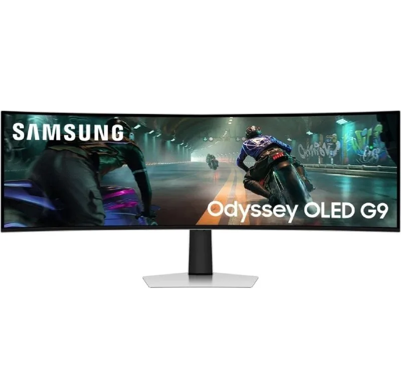 Samsung Odyssey OLED G9 124.31 cm (49 inches) Curved DQHD OLED Panel Gaming Monitor at ₹71,749