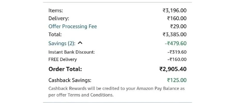 Non Prime, 4 QTY with SBI Card at ₹139