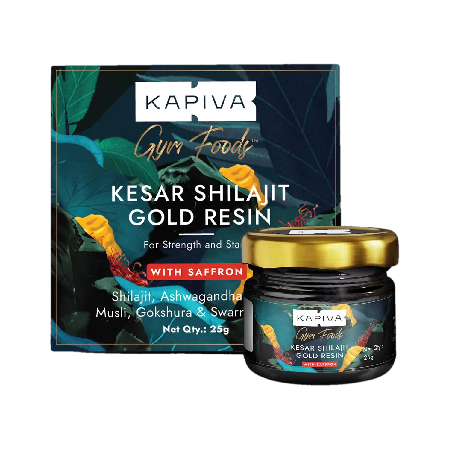 Kapiva Gym Foods Kesar Shilajit Gold Resin 25g at ₹937