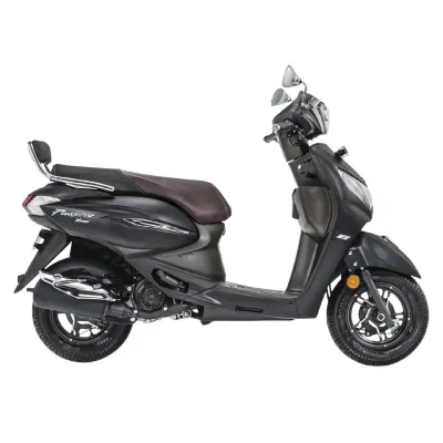 Hero MotoCorp Pleasure+ 110 VX Drum Brake OBD2B MAT BLACK Booking for Ex-Showroom Price at ₹56,460