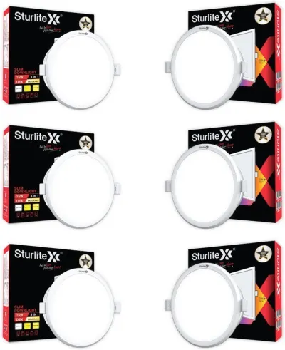 Sturlite Dex 15W (3 in1) Round LED Downlight at ₹899