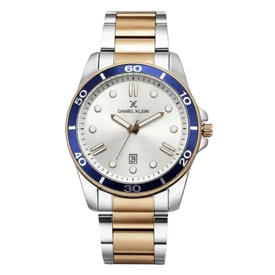 Daniel Klein Round Dial Rose Gold Metal Strap Watch at ₹2,809