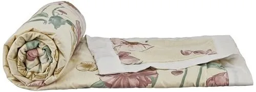 Amazon Brand - Solimo Double Microfiber Quilt|100% Microfiber Exterior|120 GSM|for Mild Winters and Ac at ₹384