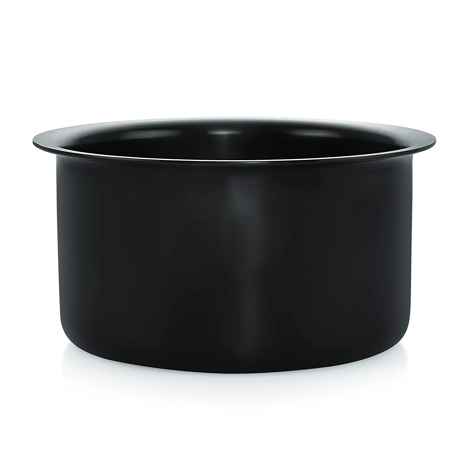 NIRLON Hard Anodised Cook Tope/Gas Stove Compatible Boiling Tope Patila - 3 Litre (Black) at ₹1,204