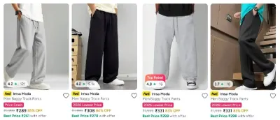 Baggy Trackpant from ₹289