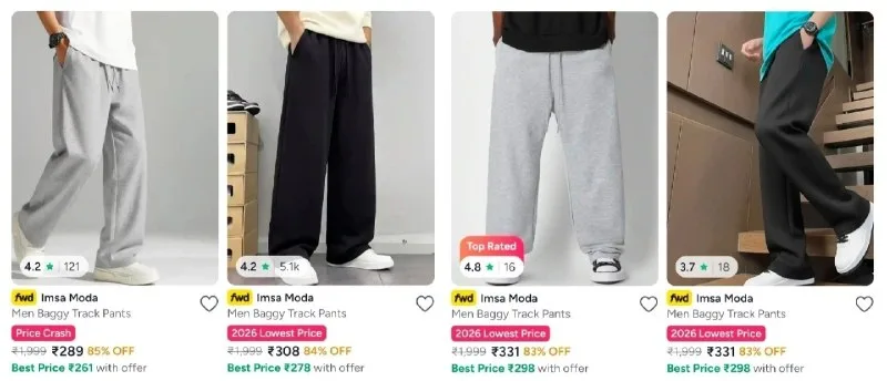 Baggy Trackpant from ₹289