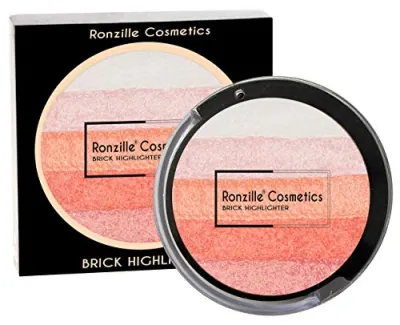 Ronzille Highlighter For Women - Powder - Shimmery - Purple - Shimmery 02NO - Palette at ₹99