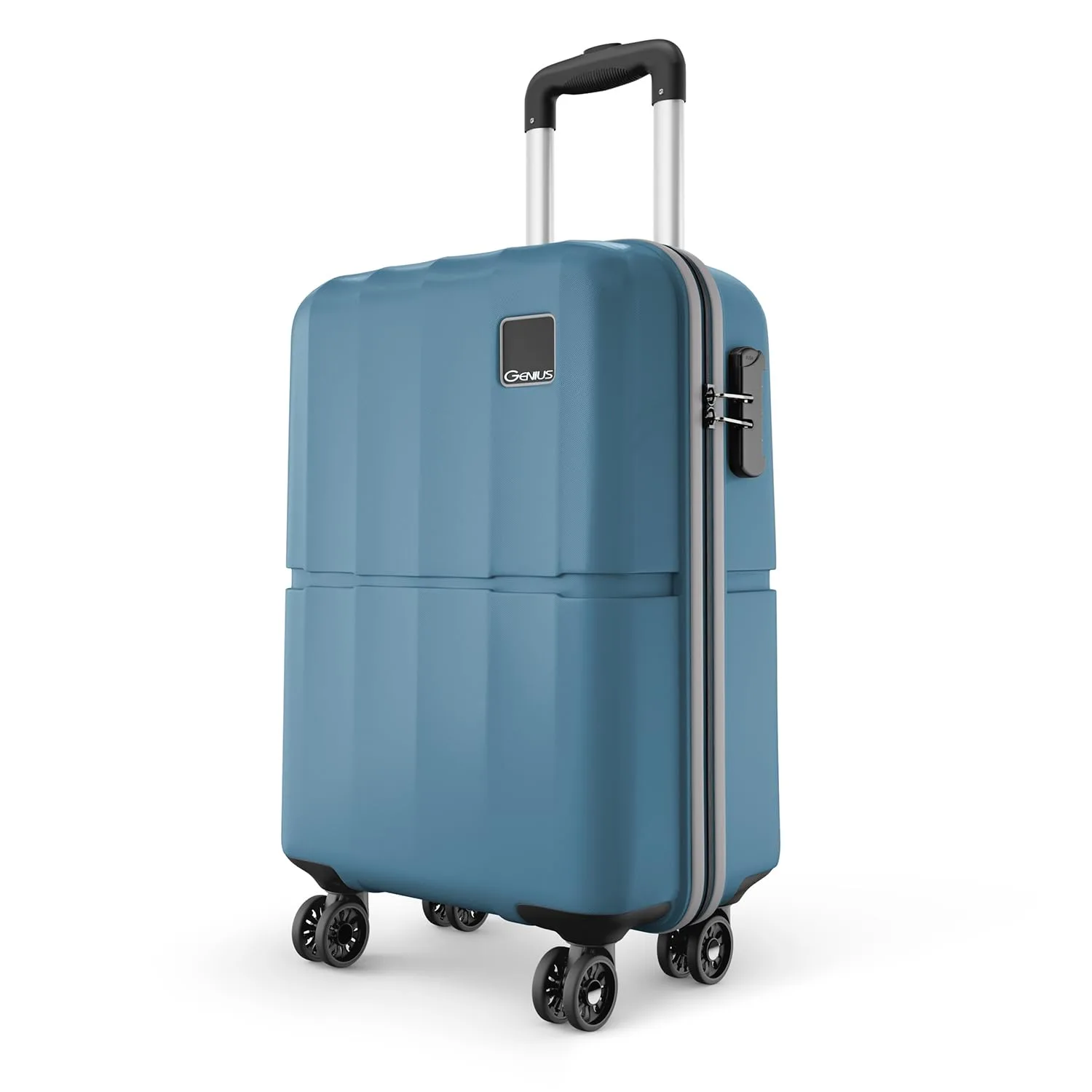 Safari Genius Theo 8 Wheels 55cm Cabin Size Trolley Bag at ₹1,284