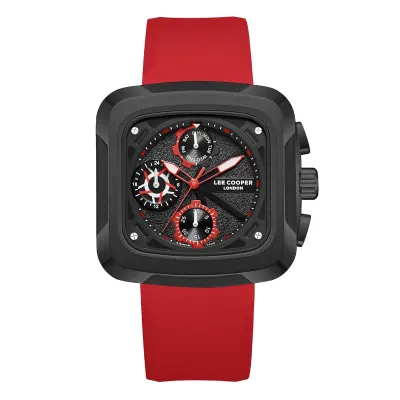 Lee Cooper Multifunction Black Square Dial Men's Watch at ₹4,631