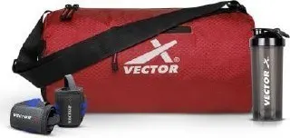 Vector X Attacker Unisex All-in-One Multipurpose Gym Sports Duffel Bag with Adjustable Shoulder Strap|Gym Kit for Men & Women|Exercise and F at ₹472