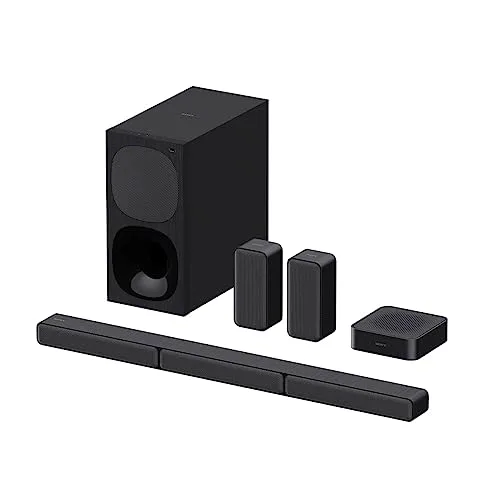 Sony HT-S40R Real 5.1ch Dolby Audio Soundbar for TV with Subwoofer & Wireless Rear Speakers, 5.1ch Home Theatre System (600W, Bluetooth & US at ₹20,48