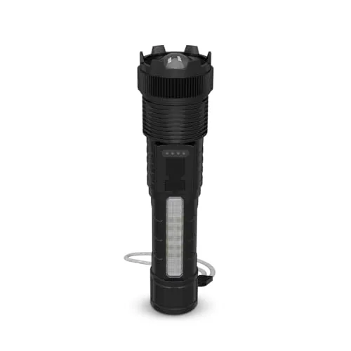 Goldmedal Torcia 40 5W LED Rechargeable Torch Light | Long Range Beam at ₹488