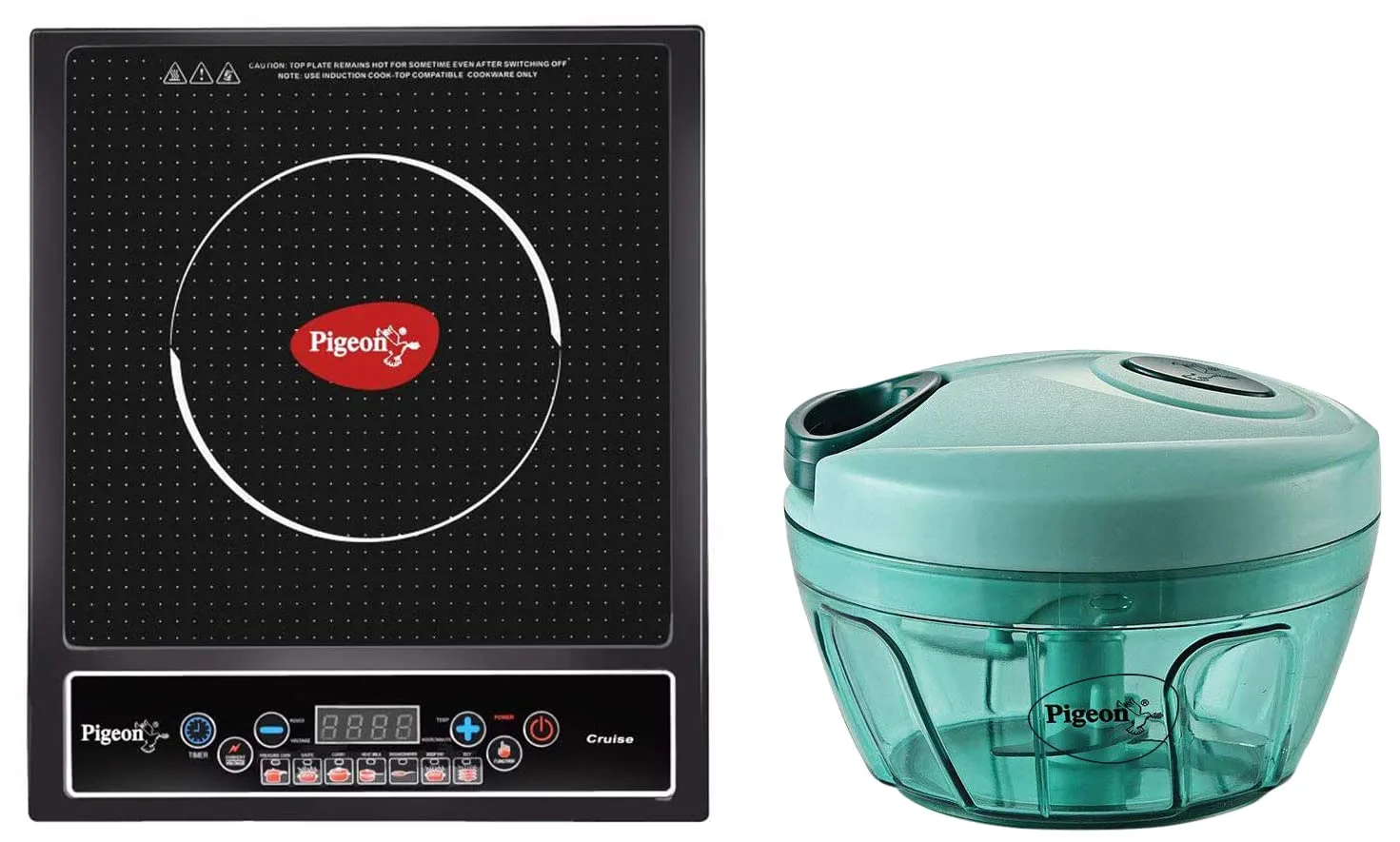 Pigeon by Stovekraft New Handy Mini Plastic Chopper with 3 Blades at ₹1,628