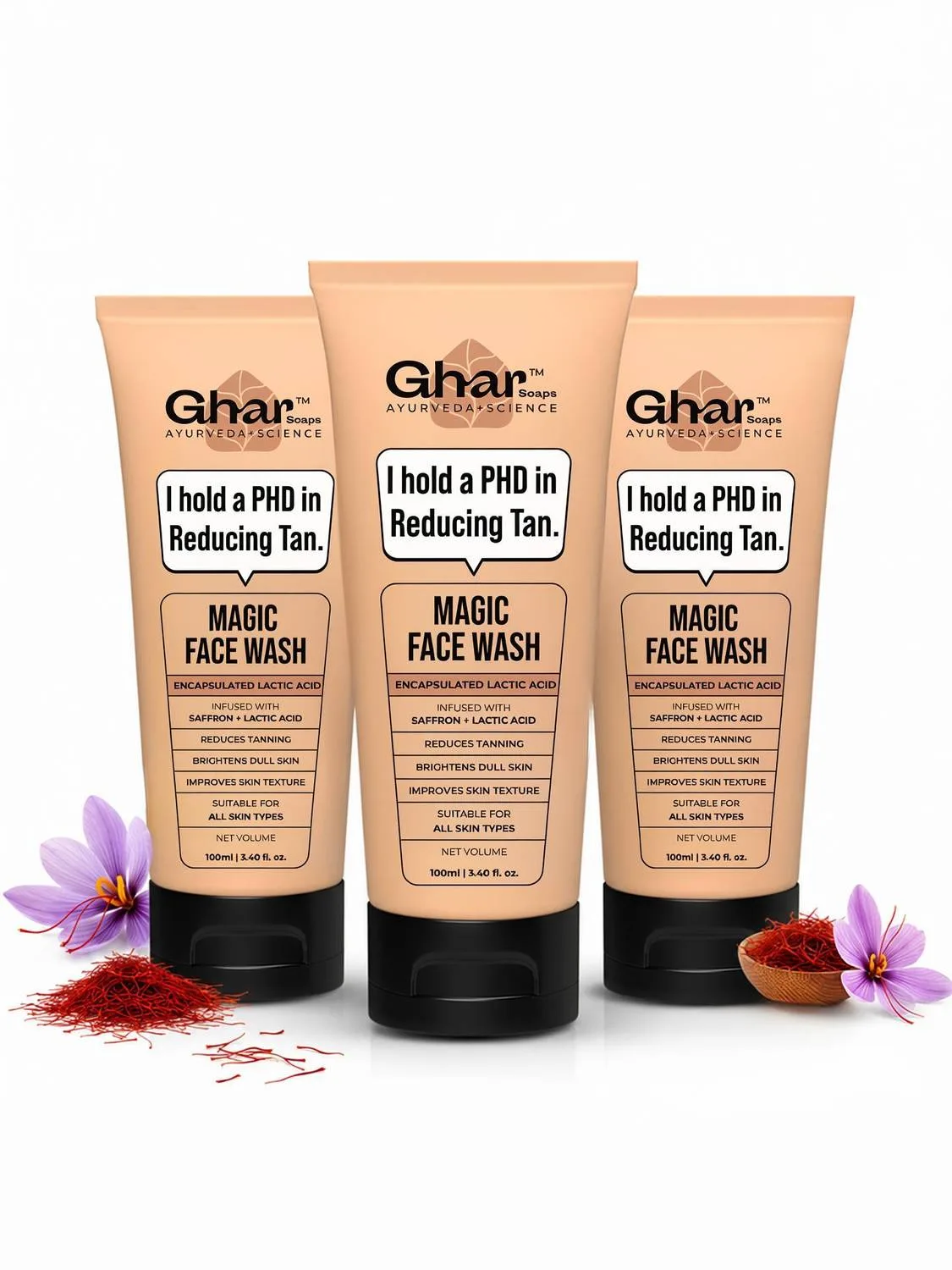 Ghar Soaps Magic Face wash (3x100 ml) at ₹539