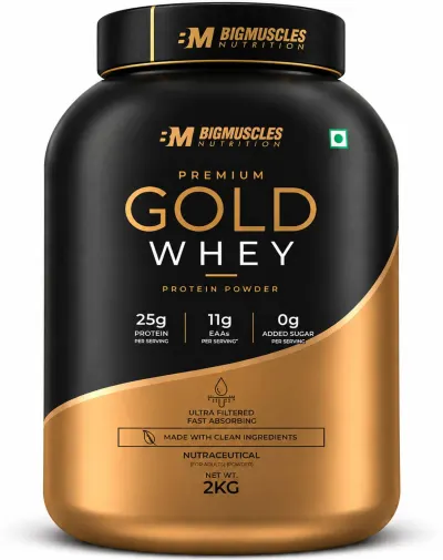 Bigmuscles Nutrition Premium Gold Whey Protein 2kg at ₹2,599
