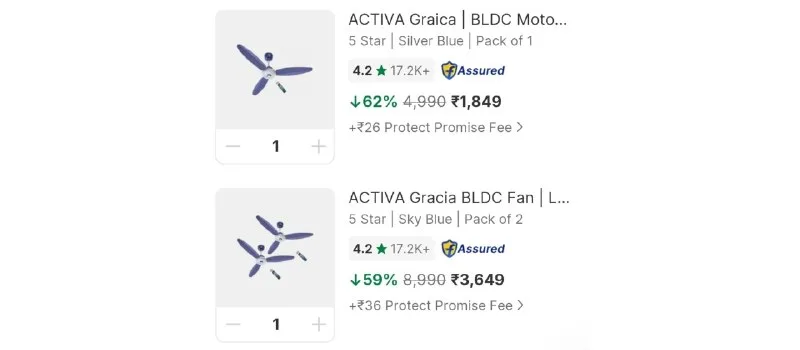 Fast, Before Price Change at ₹1,849