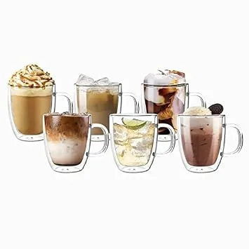 Simparte Coffee Mugs, 350ml (Set of 6) at ₹770